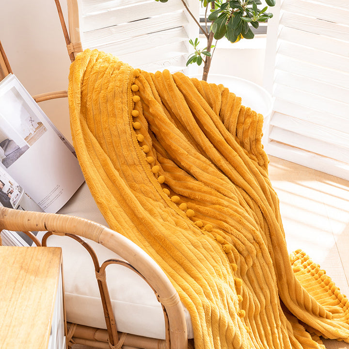 Cozy Textured Throw Blanket