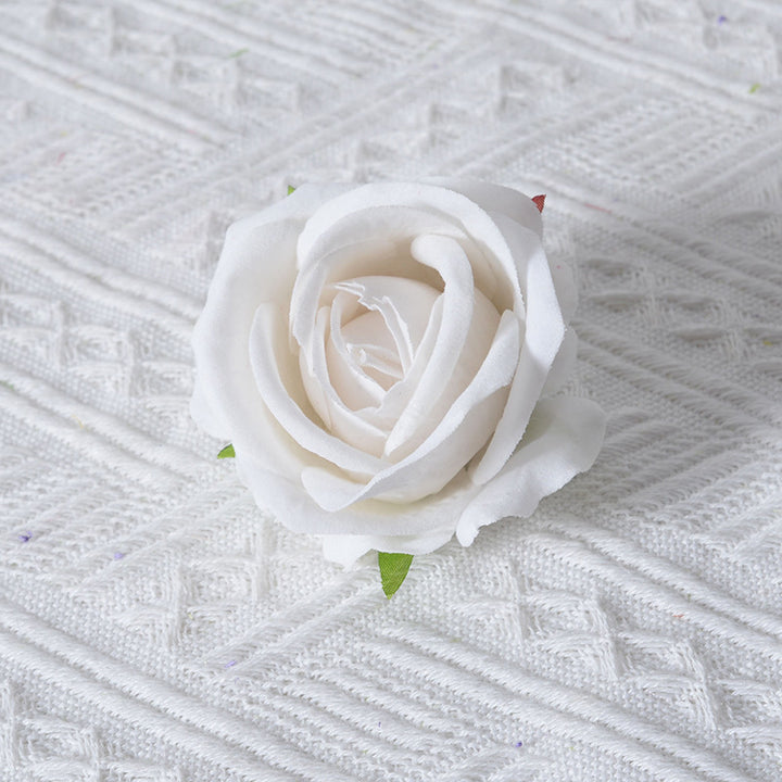Decorative Velvet Rose Pin Brooch