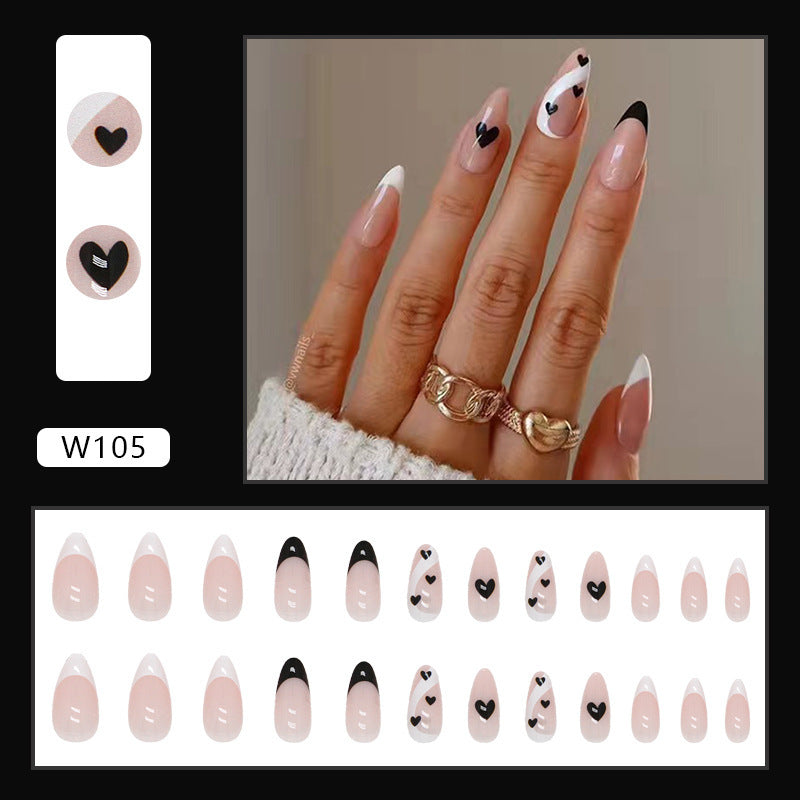 Creative Nail Art with Heart Design Kalsten