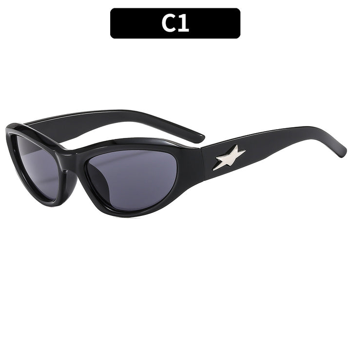 Stylish Angular Cat-Eye Sunglasses