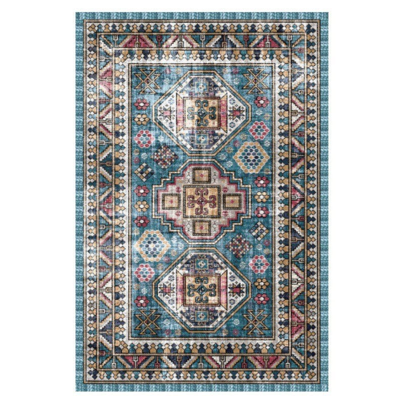 Vintage Floral Patterned Area Rug