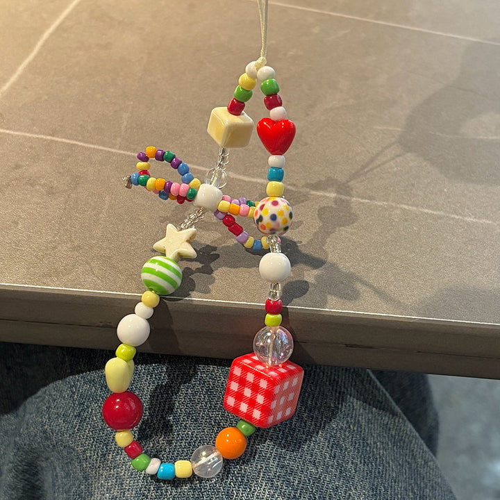 Colorful Beaded Charm Phone Strap Kalsten