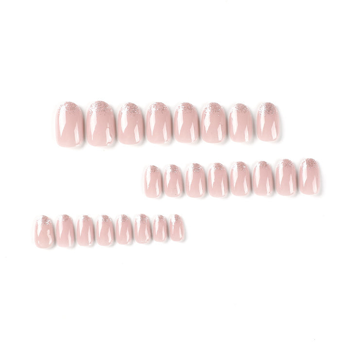Artful nail polish applications with elegant glitter finish Kalsten