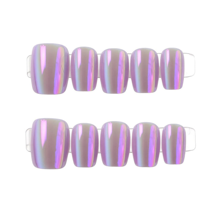 Elegant Glossy Press-On Nail Art Kalsten