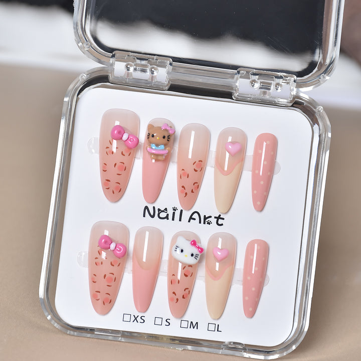 Premium Glamorous Press-On Nail Extensions Kalsten