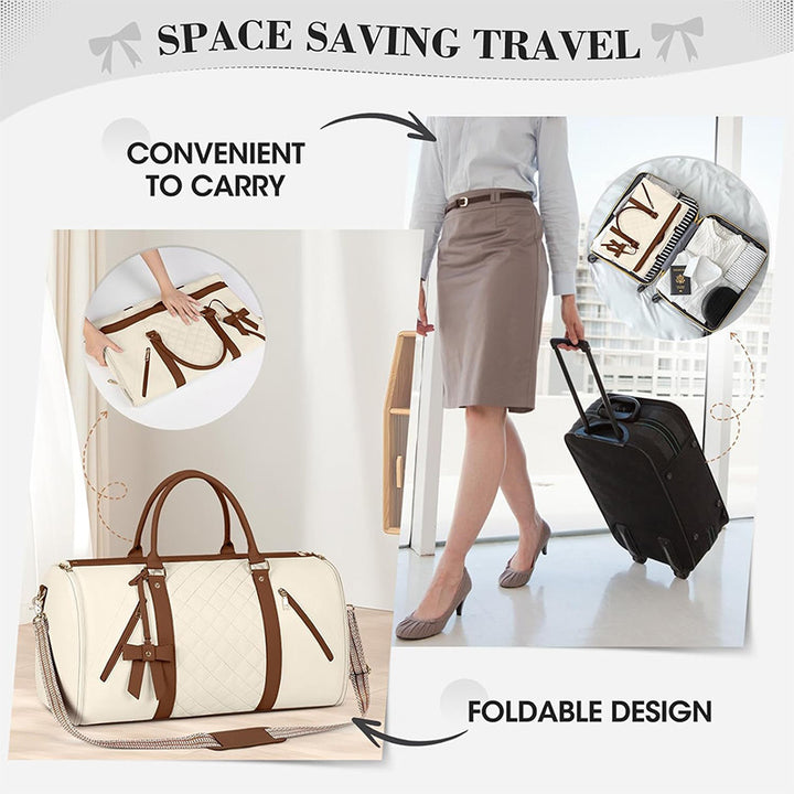 Exclusive travel bag with integrated suit storage Kalsten