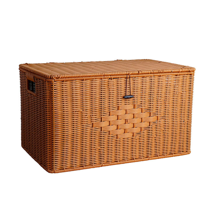 Woven Storage Chest with Lid Kalsten