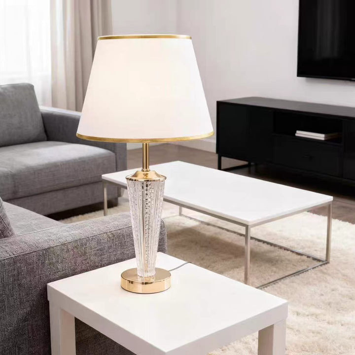 Elegant Crystal Accent Table Lamp