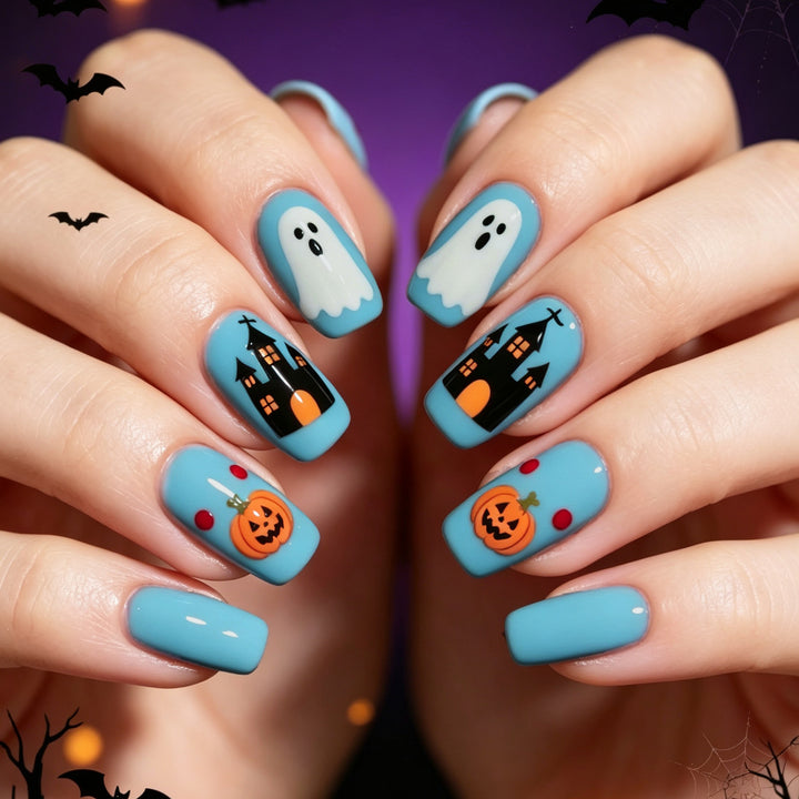 Festive Halloween Nail Art Kalsten