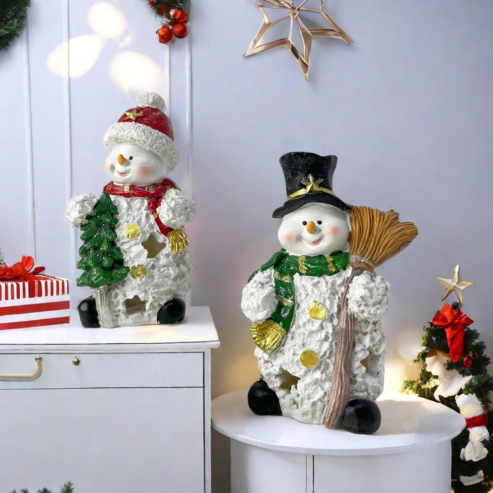 Decorative Snowman Sculpture Kalsten