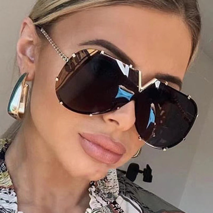 Women oversized safety glasses in modern design Kalsten
