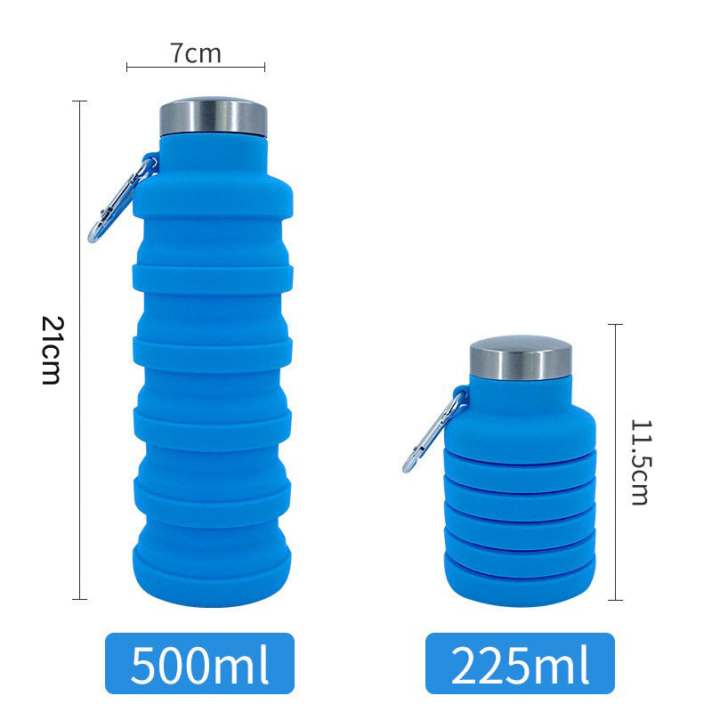 Women collapsible silicone drinking bottle Kalsten