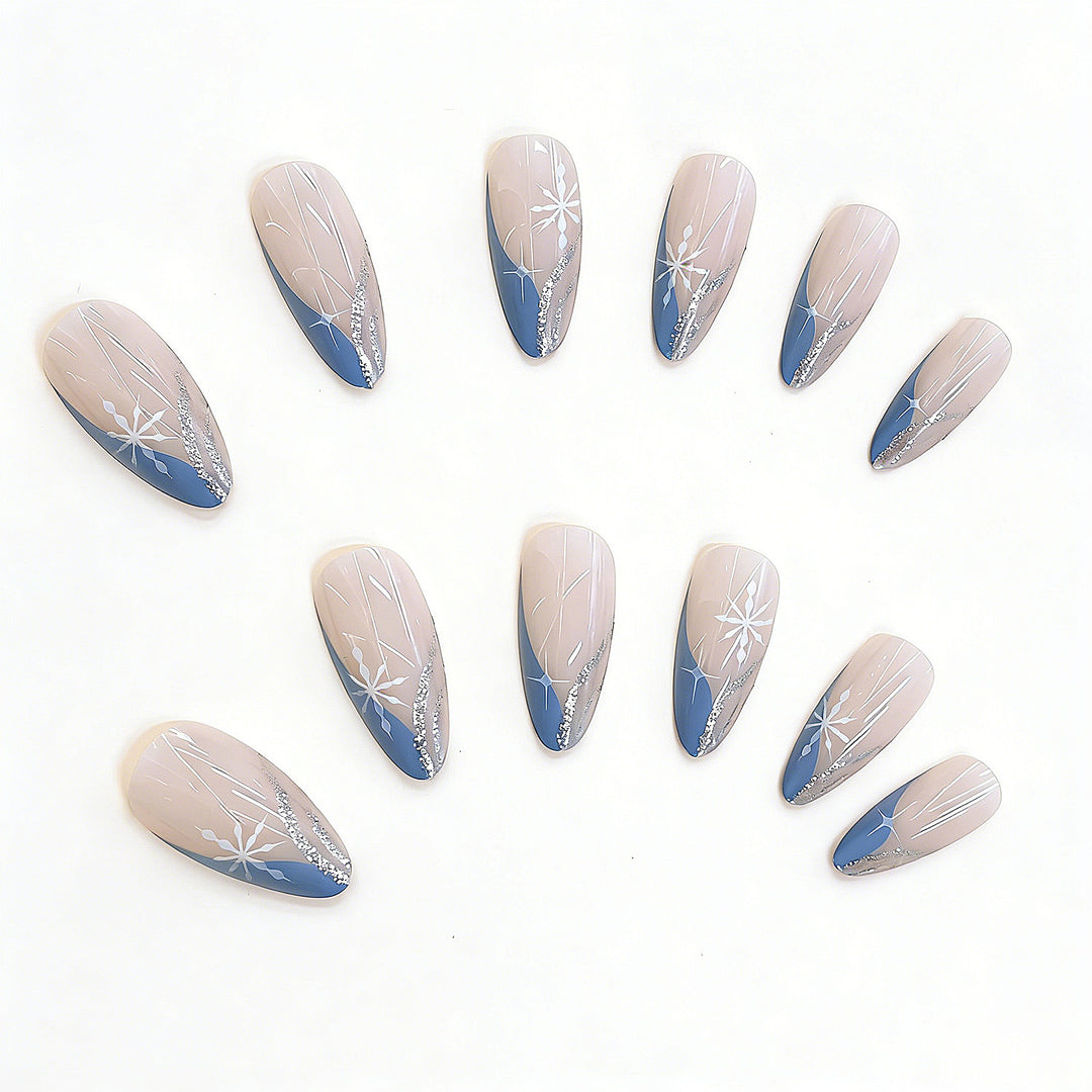 Artistic Floral Design Press-On Nails Kalsten