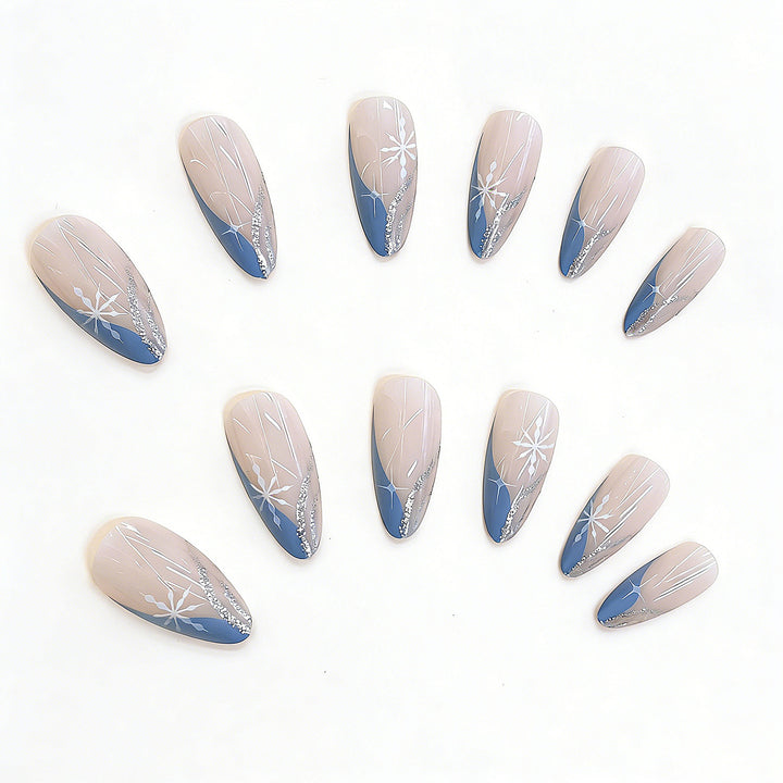 Artistic Floral Design Press-On Nails Kalsten