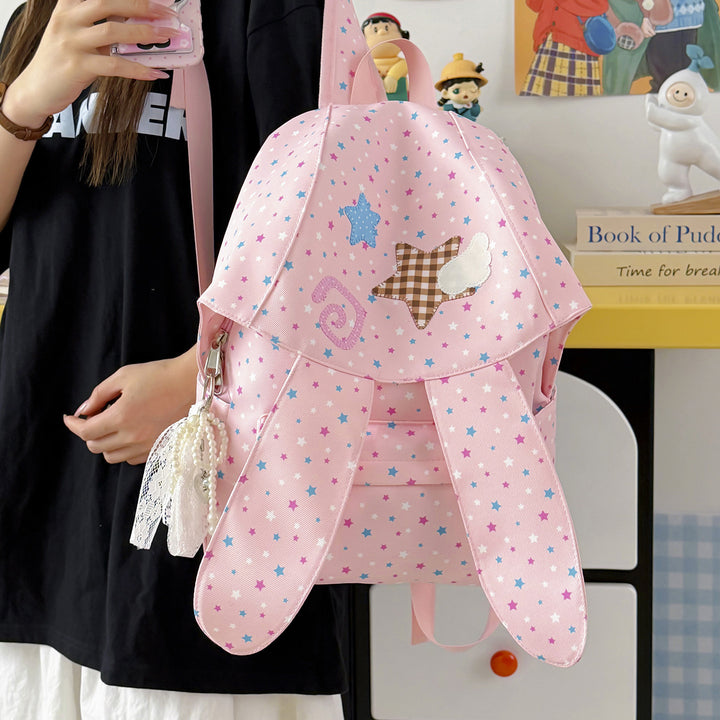 Cute Bunny-Ear Decorative Backpack Kalsten