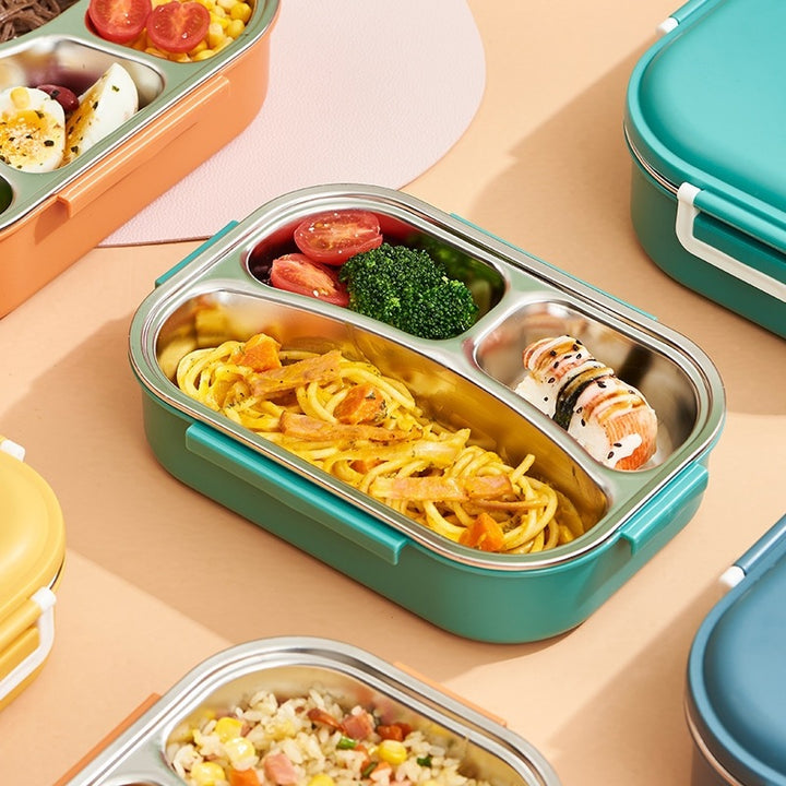 Premium Stainless Steel Multi-Compartment Lunch Box