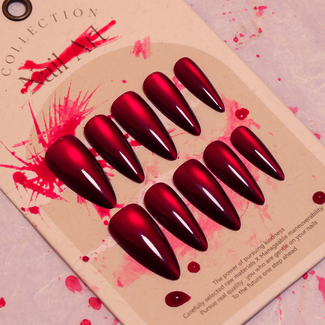 Glamorous art nails in stiletto design Kalsten