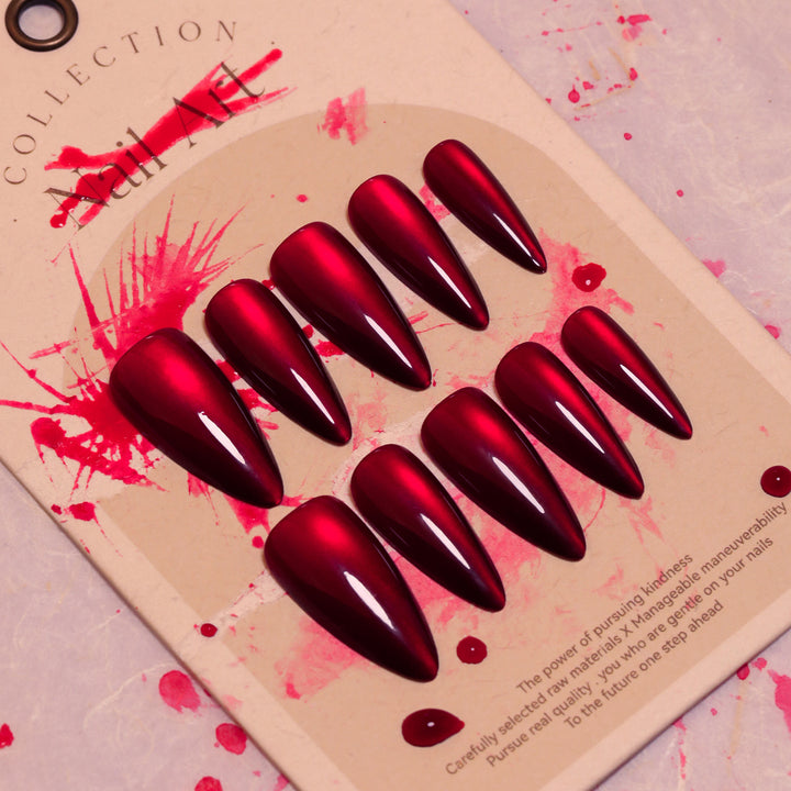Glamorous art nails in stiletto design Kalsten