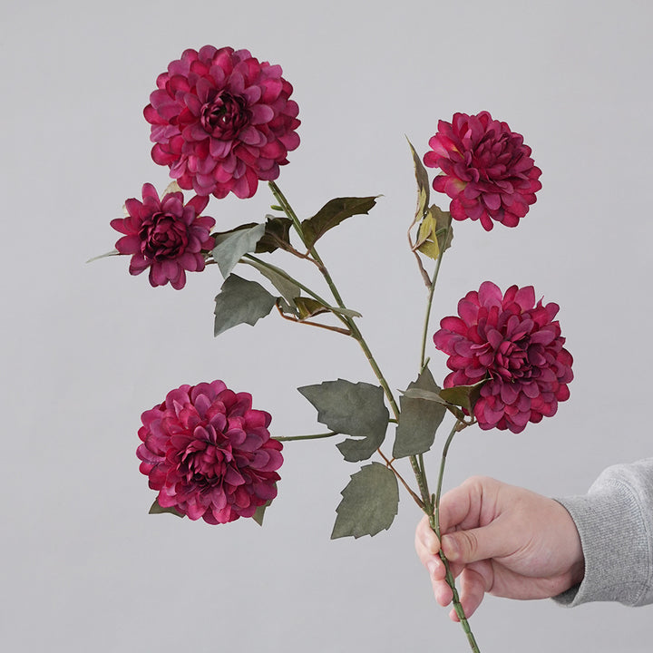 Elegant Artificial Dahlia Bouquet