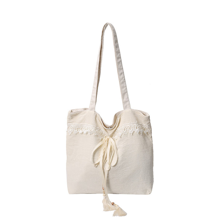 Chic Embroidered Shoulder Tote Bag Kalsten
