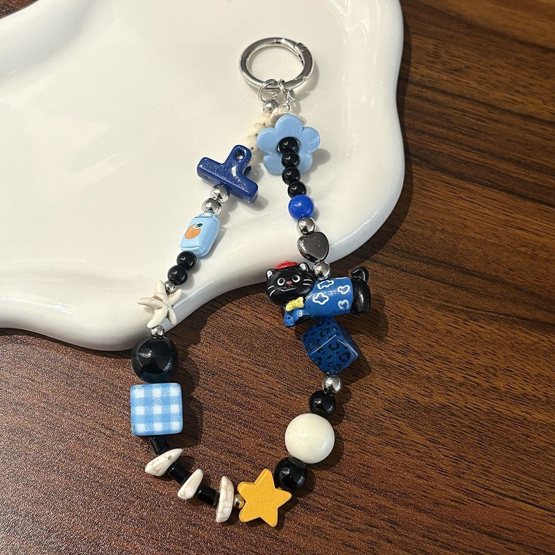 Decorative Beaded Charm Keychain Kalsten 1790135273