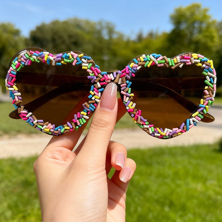 Fun and Colorful Heart-Shaped Sunglasses Kalsten