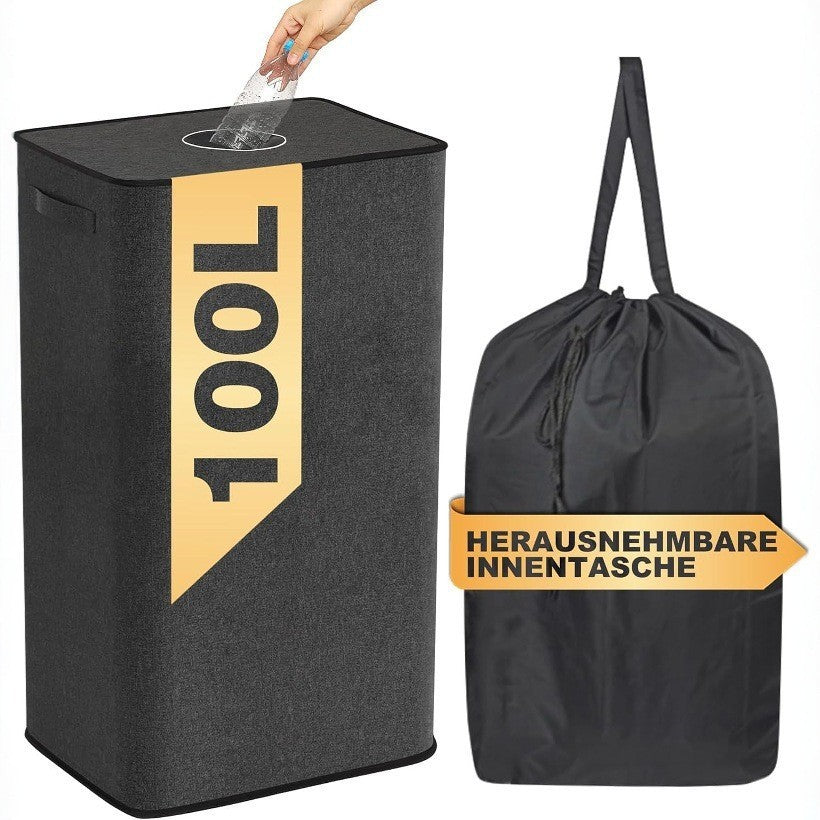 Laundry basket with removable inner bag Kalsten