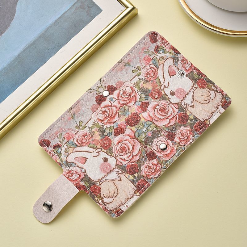 Floral Themed Cartoon Mini Wallet Kalsten