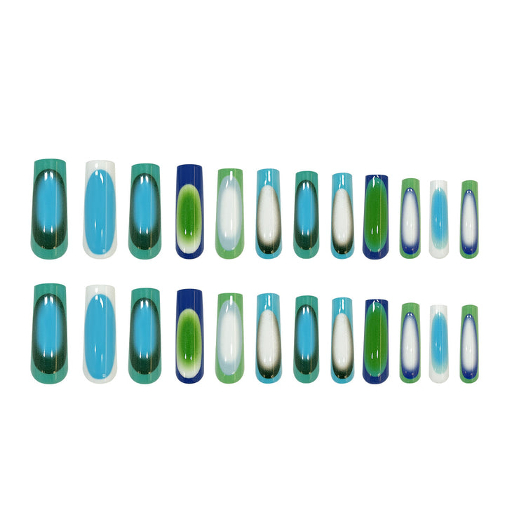 Creative gradient art nails Kalsten