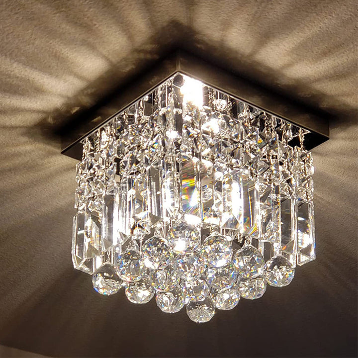 Crystal Layered Chandelier