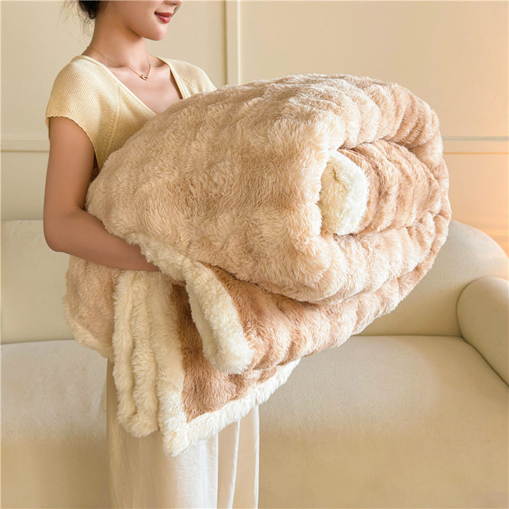 Women's Cozy Faux Fur Blanket