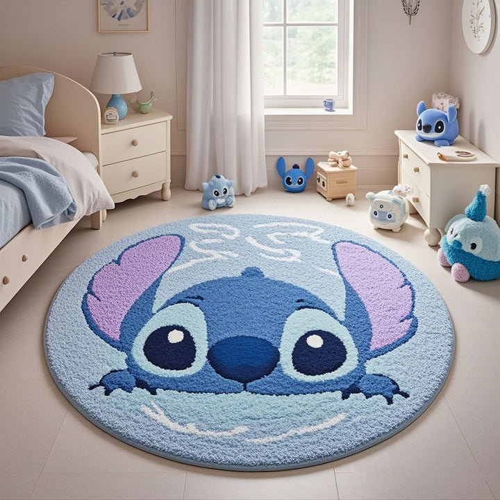 Cartoon Character Round Area Rug