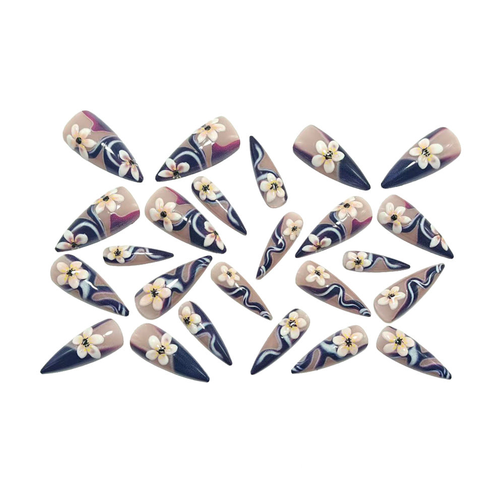 Extravagant Art Nails with Floral Design Kalsten