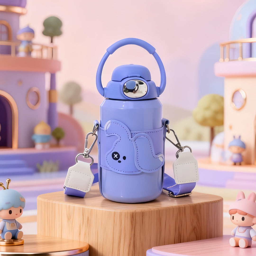 Insulated drinking bottle with cute bunny motif Kalsten