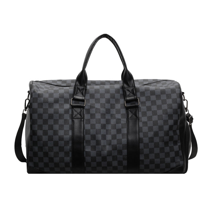 Stylish Checkered Travel Duffel Bag Kalsten