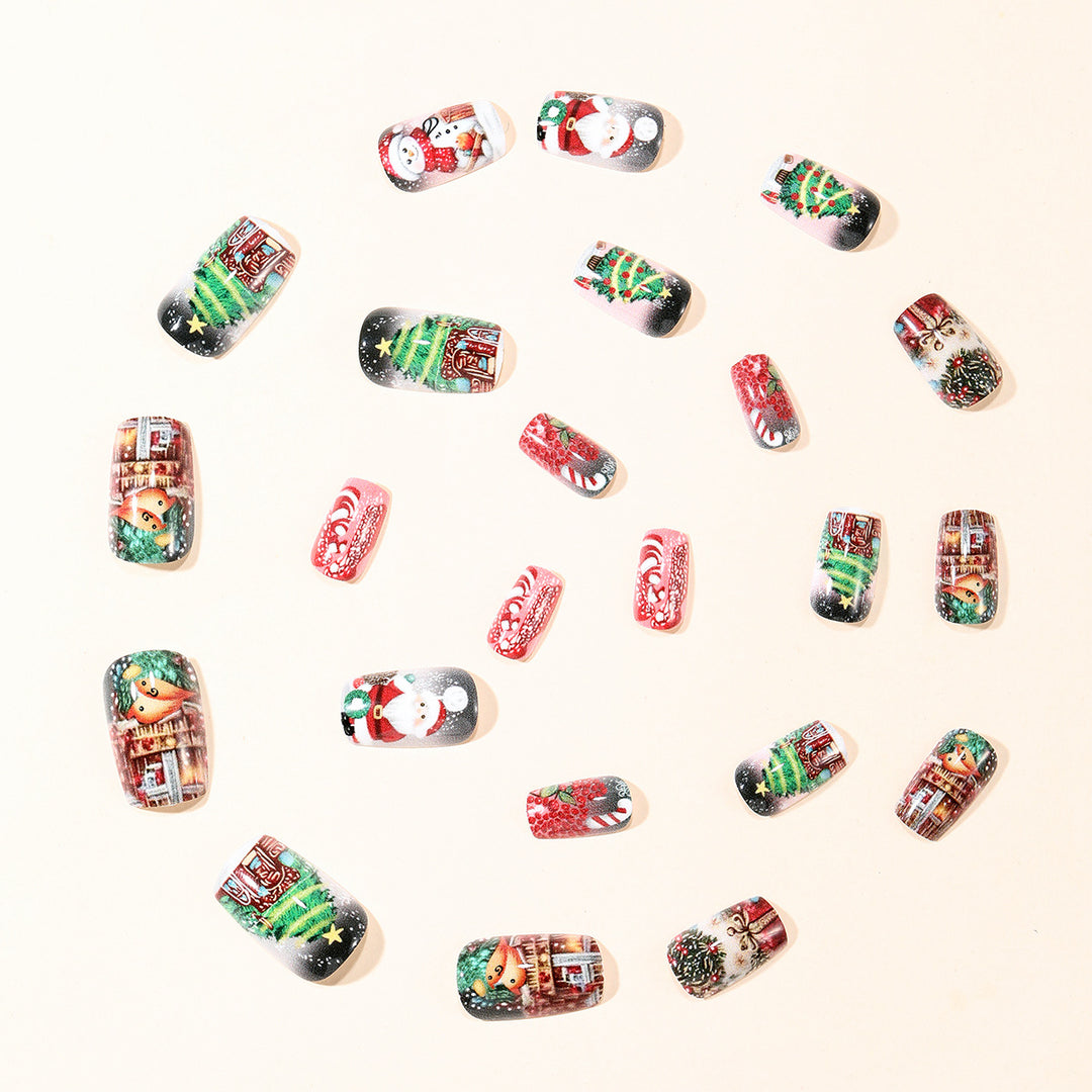 Festive 3D Christmas Nail Art Extensions Kalsten