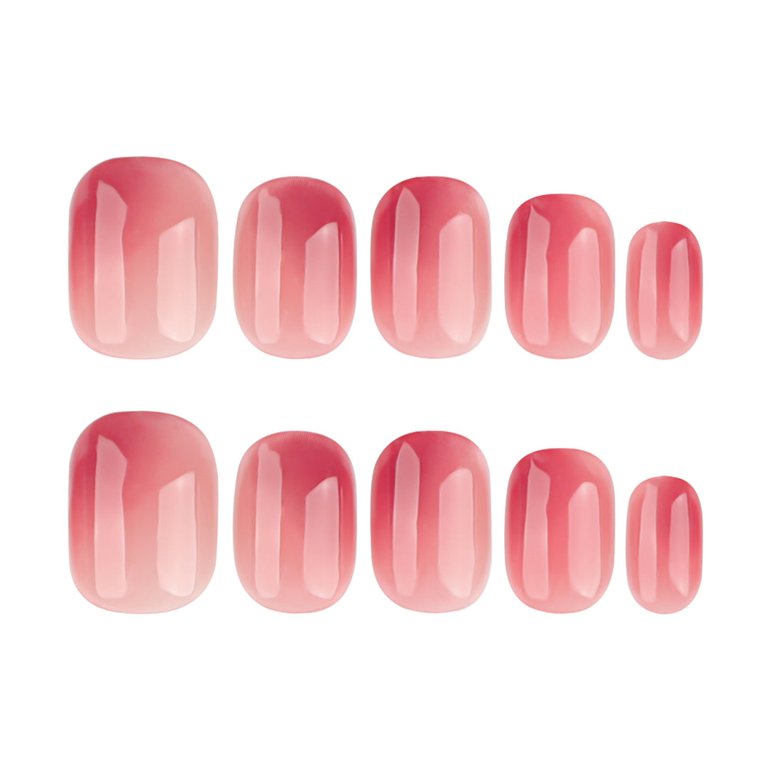Elegant Nail Extensions with Natural Shine Kalsten