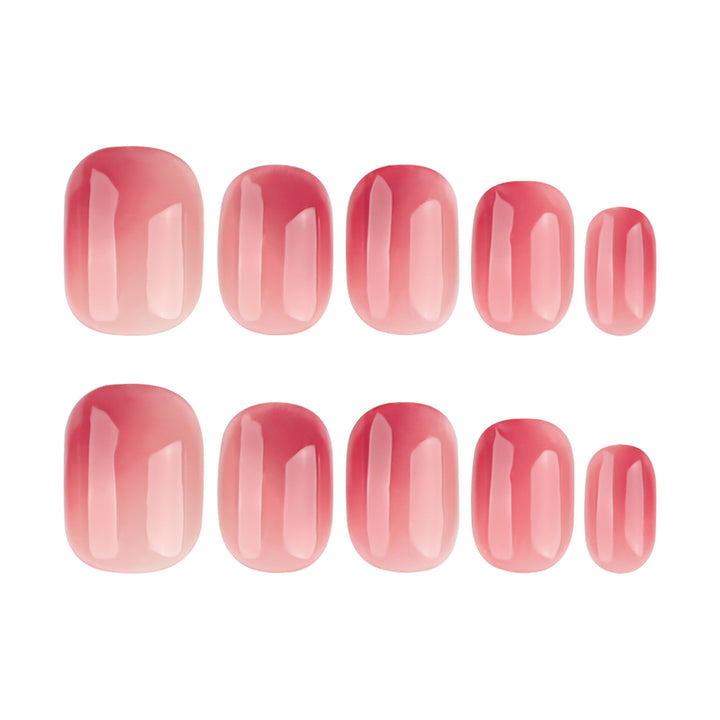 Elegant Nail Extensions with Natural Shine Kalsten