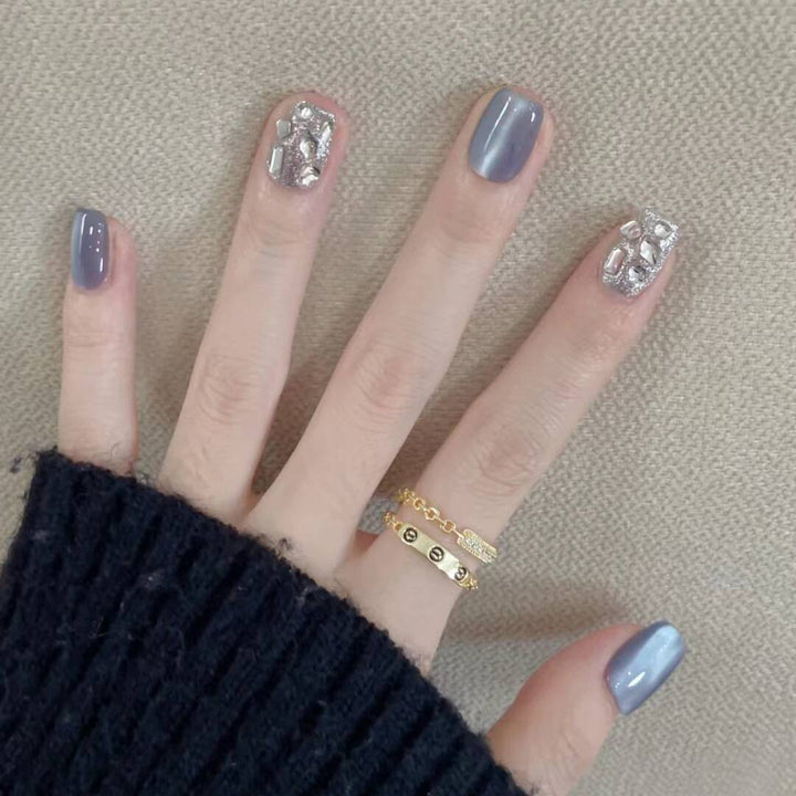 Premium Glittering Press-On Nail Extensions Kalsten