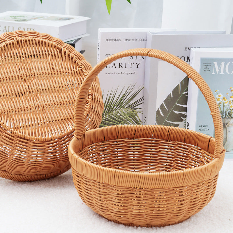 Stylish Woven Storage Basket with Lid Kalsten