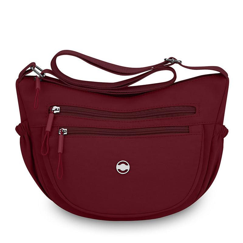 Multi-Zip Crossbody Organizer Bag Kalsten