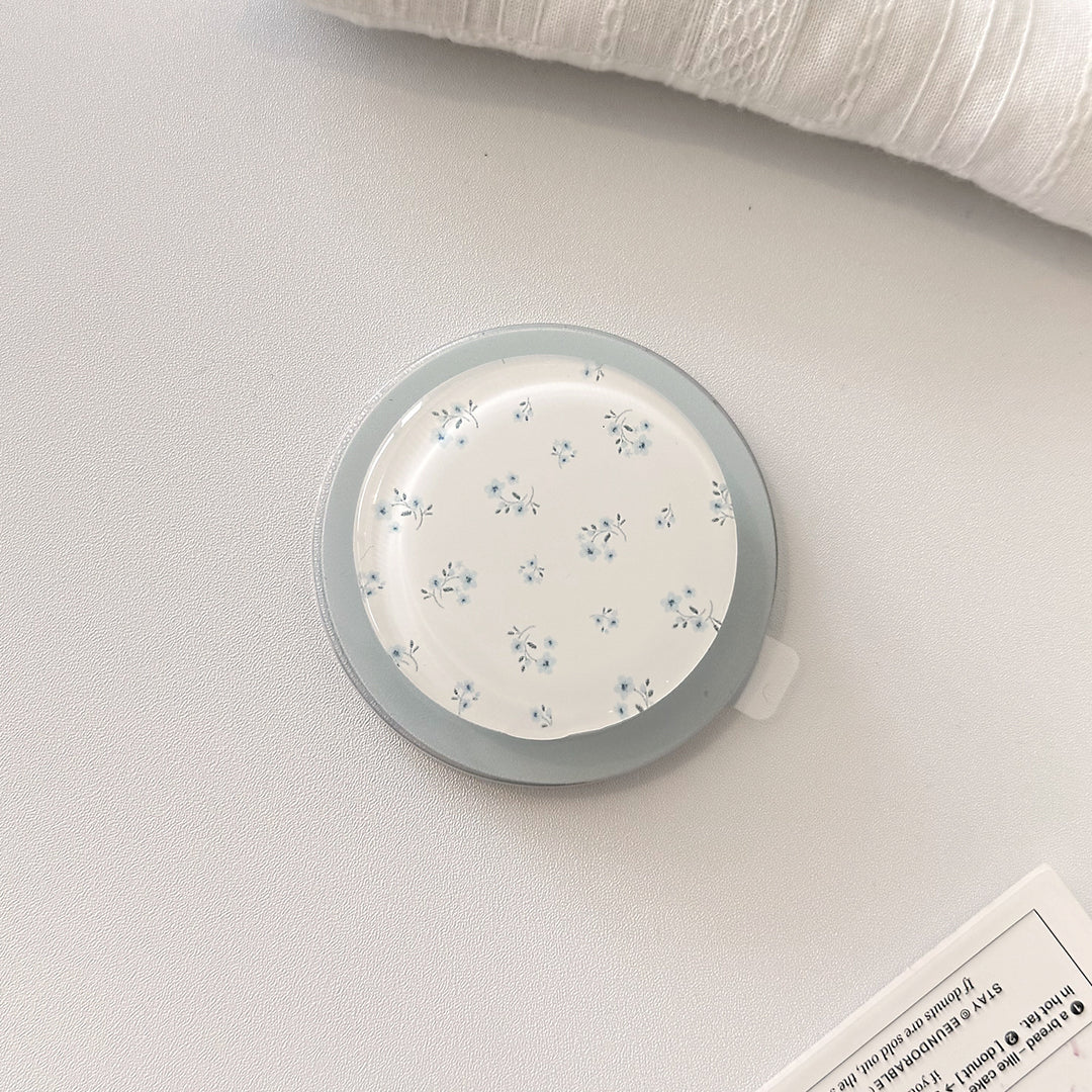Decorative ceramic coaster with floral design Kalsten