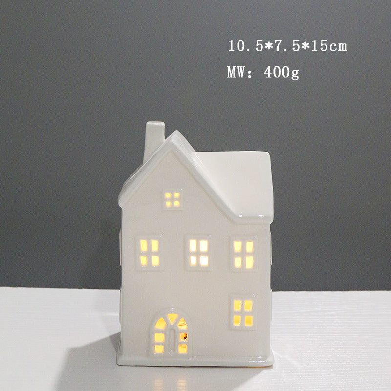 Ceramic House-Shaped Night Light Kalsten