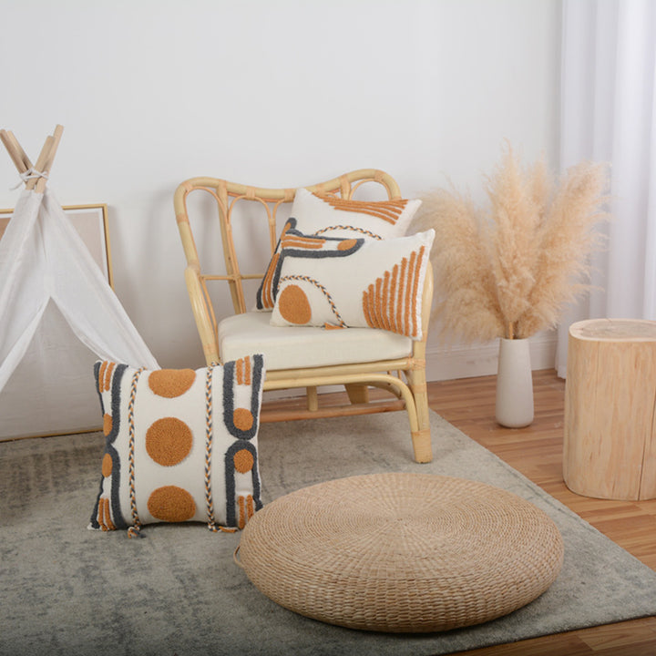Geometric Pattern Decorative Cushion