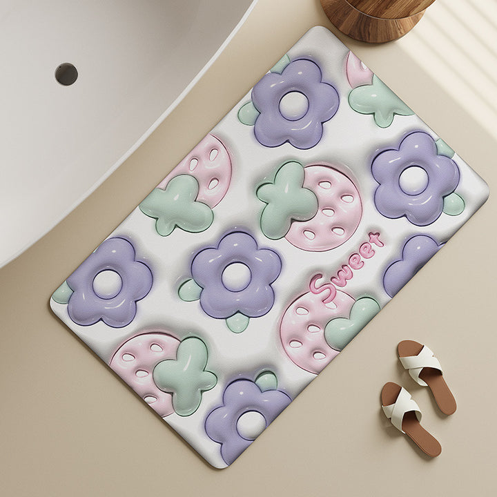Bathroom Floor Mat Kalsten