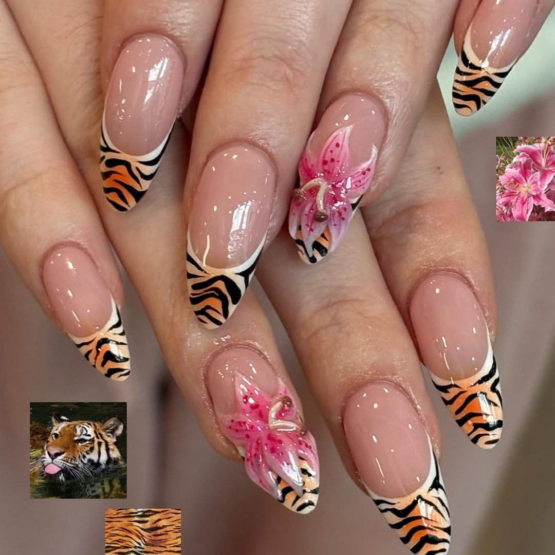 Artistic Stiletto Nail Design Kalsten