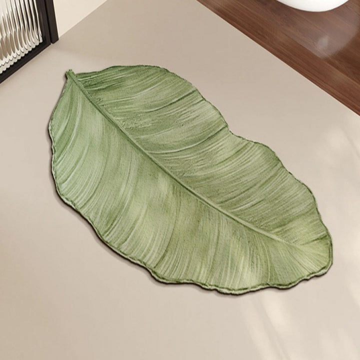 Leaf-Shaped Bathroom Mat