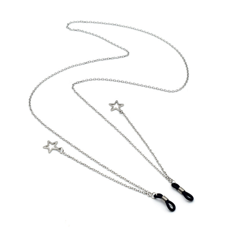 Elegant Star-Accented Eyewear Chain Kalsten