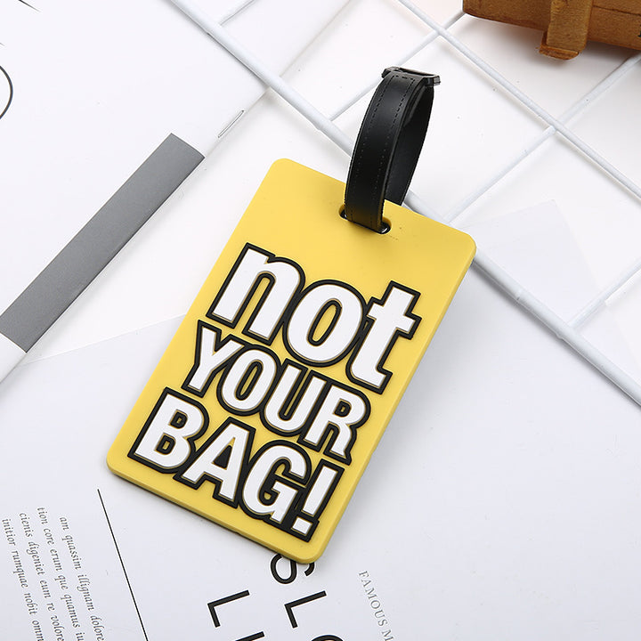 Unisex Luggage Tag with Eye-catching Message Kalsten