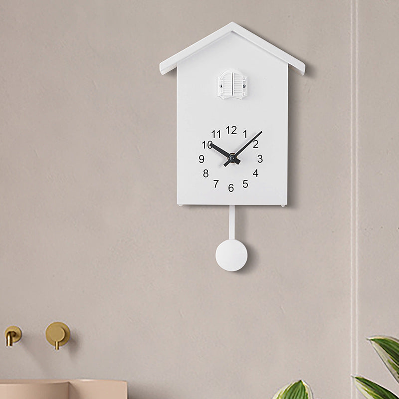 Cuckoo clock in creative house design Kalsten